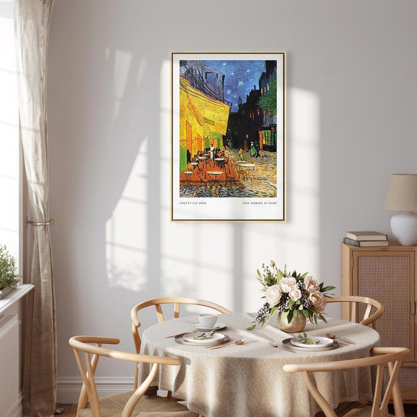 Quadro - Cafe at Night (1 Part) Vertical