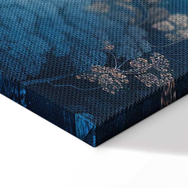 Quadro - Landscape with Trees in Illustrative Style Fairy-Tale Blue Forest