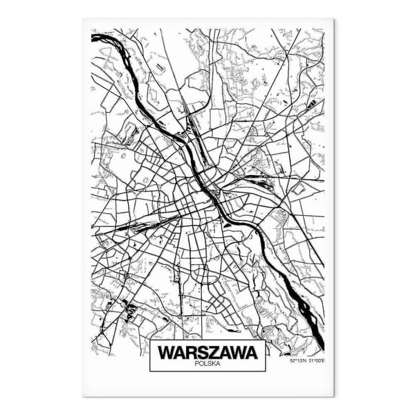 Quadro - City Plan: Warszawa (1 Part) Vertical