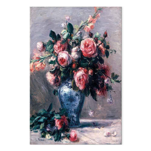 Quadro - Pierre-Auguste Renoir – Vase of Roses