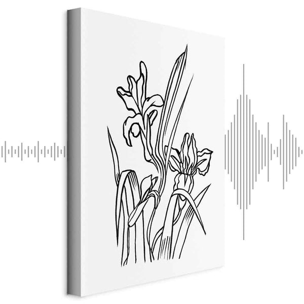 Quadro - Love Irises (1 Part) Vertical