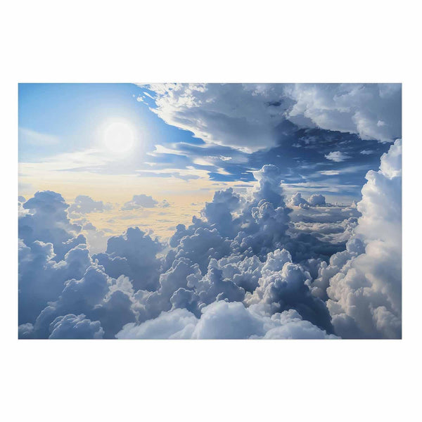 Poster - Symphony of Light: Sun and Clouds Playing Together on a Beautiful Sky