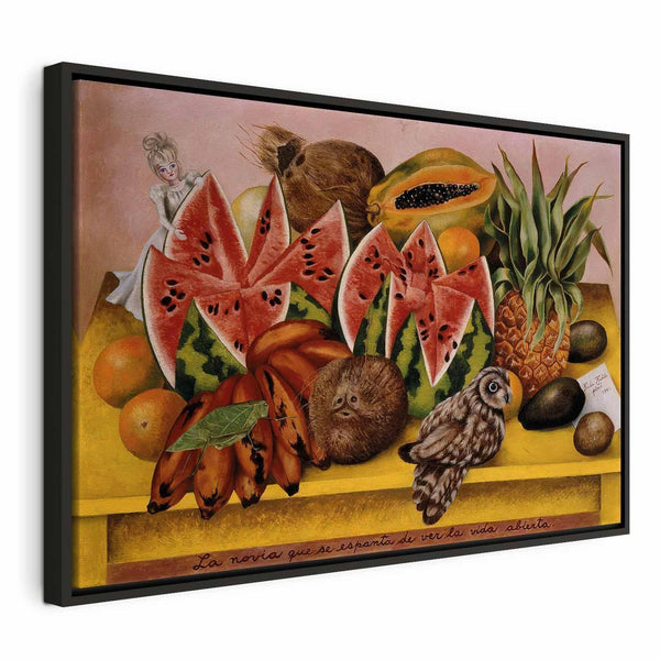 Quadro - Frida Kahlo – A Bride Frightened at the Sight of Life Opened
