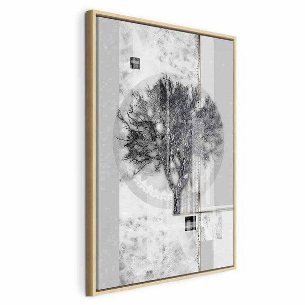Quadro - Silver Tree (1 Part) Vertical