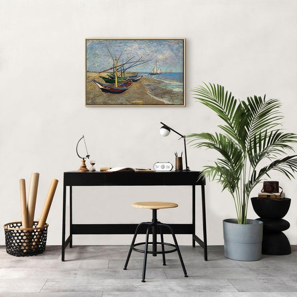 Quadro - Vincent van Gogh – Fishing Boats on the Beach