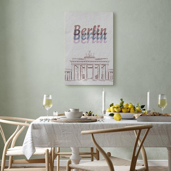 Quadro - Berlin in Watercolours (1 Part) Vertical