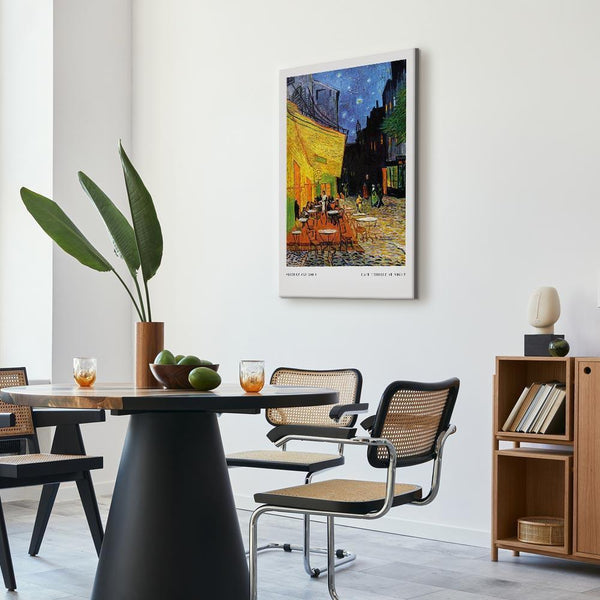 Quadro - Cafe at Night (1 Part) Vertical