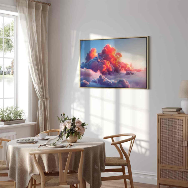 Quadro - Twilight Spectacle: Clouds in Shades of Pink and Violet