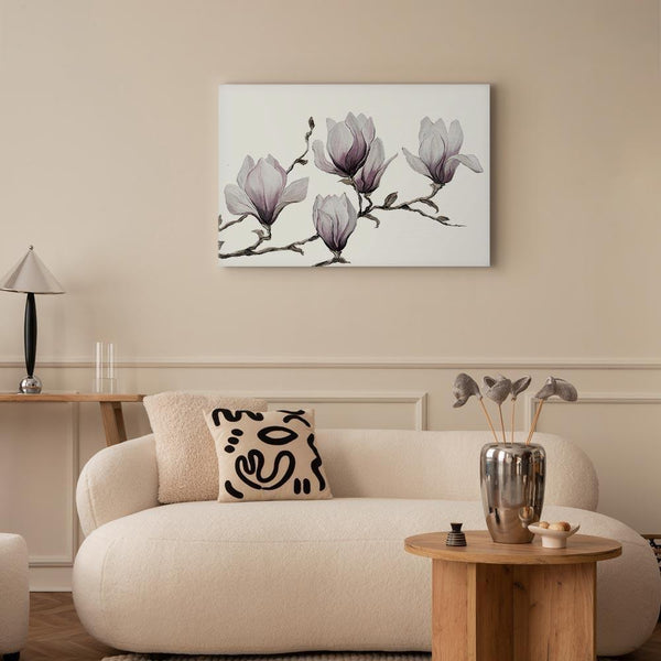 Quadro - Painted Magnolias (1 Part) Wide