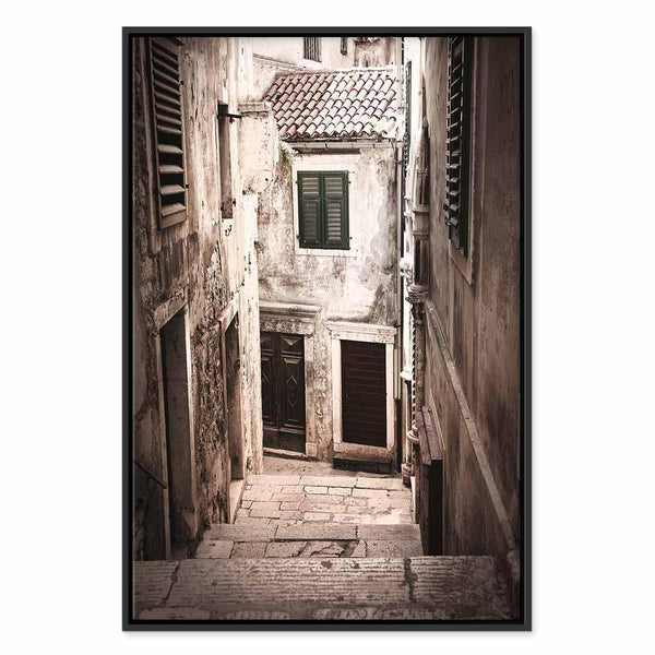 Quadro - Retro Alley (1 Part) Vertical