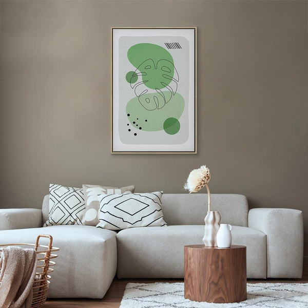 Quadro - Green Aesthetics of Monstera (1 Part) Vertical