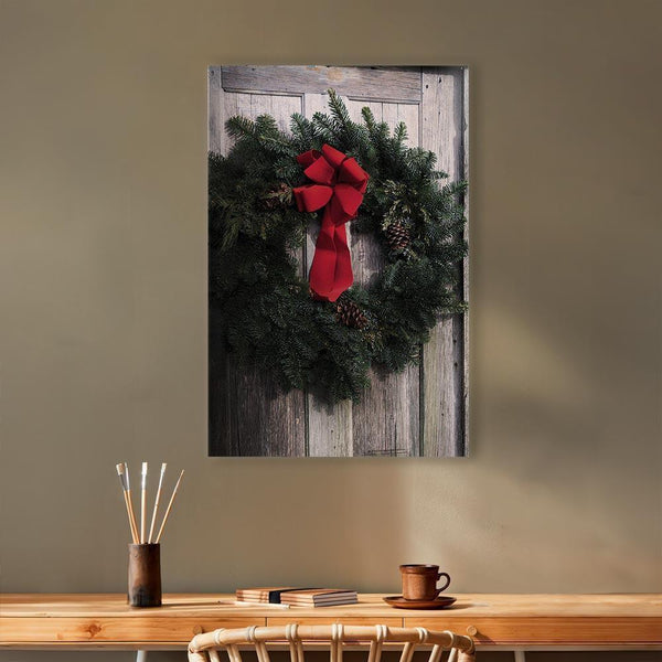 Quadro - Christmas Wreath (1 Part) Vertical