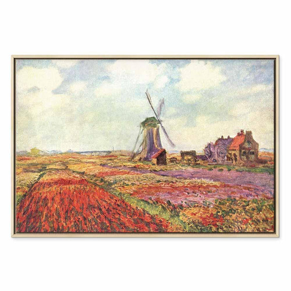 Quadro - Claude Monet – Tulip Fields with Windmill