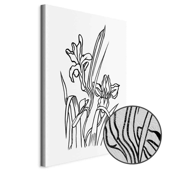 Quadro - Love Irises (1 Part) Vertical