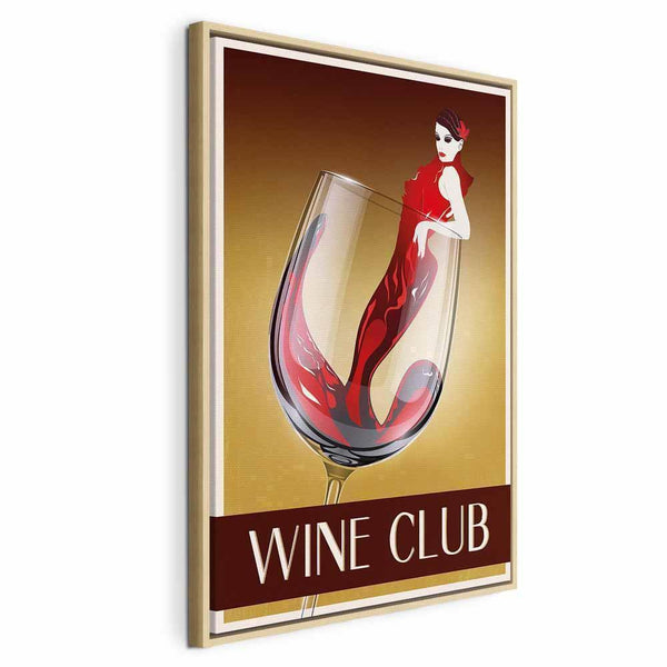 Quadro - Wine Club (1 Part) Vertical