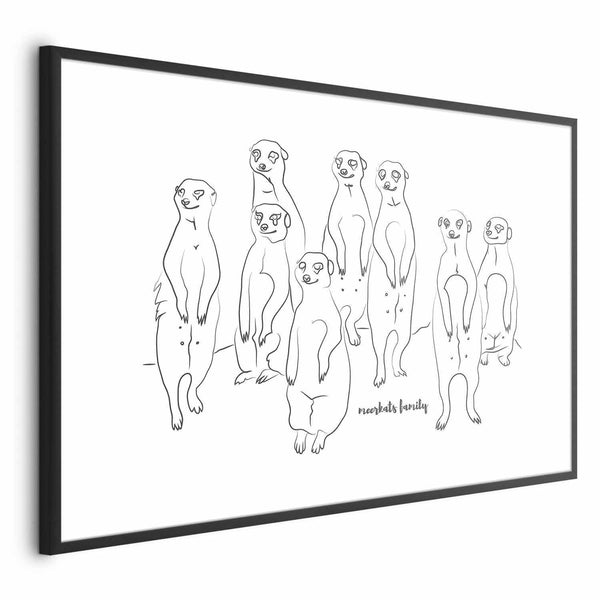 Poster - Meerkat Family