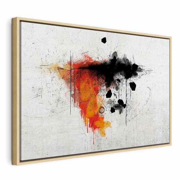 Quadro - Expression of Red (1 Part) Wide