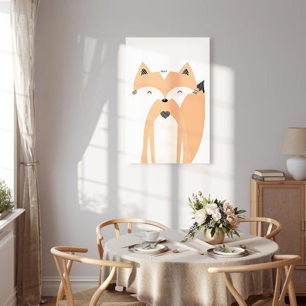 Quadro - Happy Fox (1 Part) Vertical