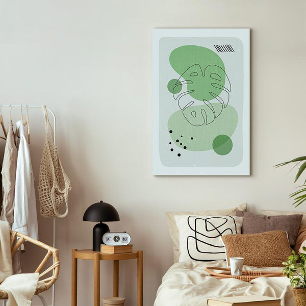 Quadro - Green Aesthetics of Monstera (1 Part) Vertical