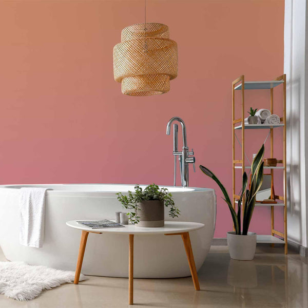 Carta da parati - Warm Sunset - Gradient Background from Orange to Pink