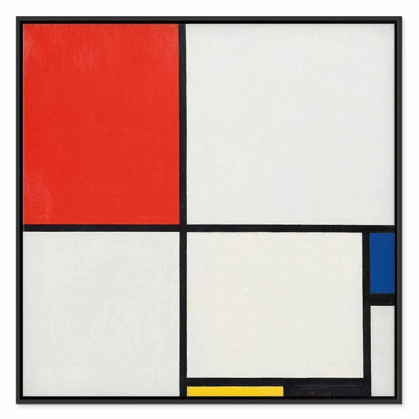 Quadro - Piet Mondrian – Composition No III, with red, blue, yellow and black