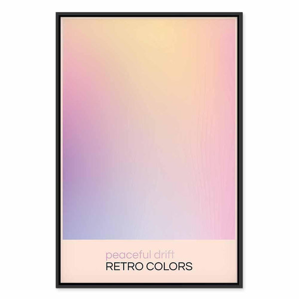 Quadro - Peaceful Drift - Delicate Pastel Shades Creating a Harmonious Whole