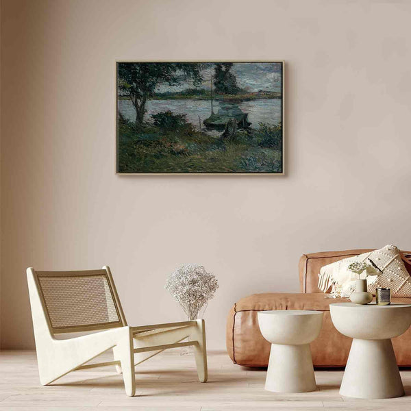 Quadro - Paul Gauguin – Flußufer