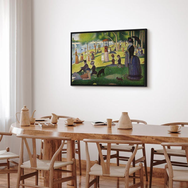Quadro - Georges Seurat – Sunday Afternoon on the Island of La Grande Jatte