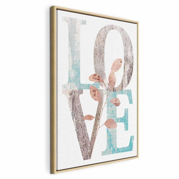 Quadro - Flourishing Letters (1 Part) Vertical
