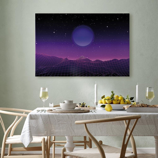 Quadro - Futuristic landscape 2 (1 Part) Wide