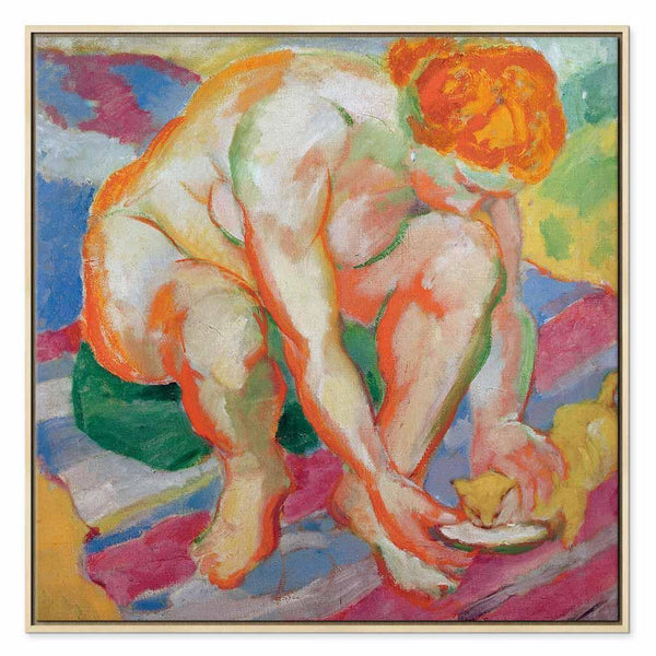 Quadro - Franz Marc – Nude with cat