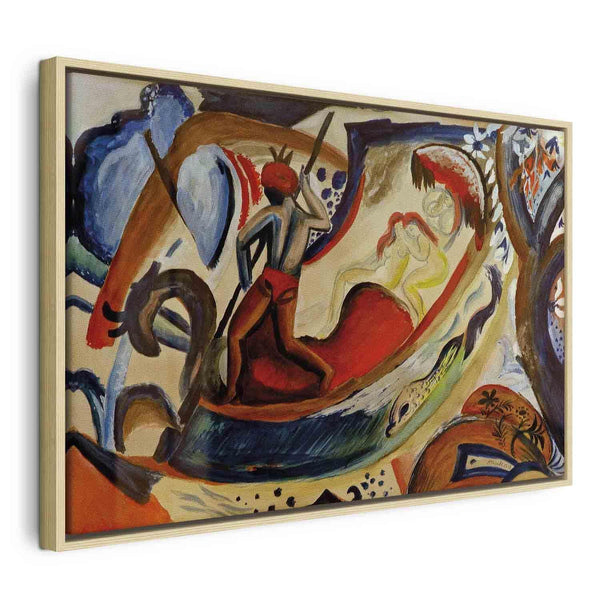 Quadro - August Macke – Nackte Mädchen in der Barke