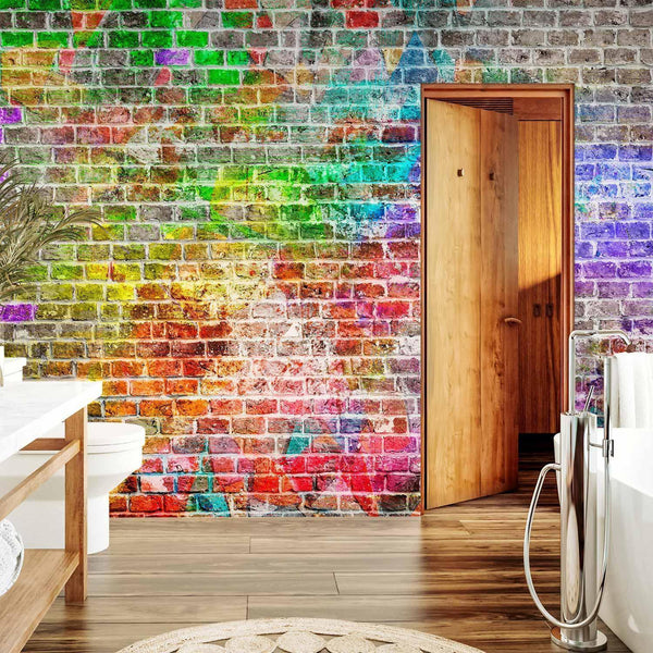 Carta da parati - Rainbow Wall