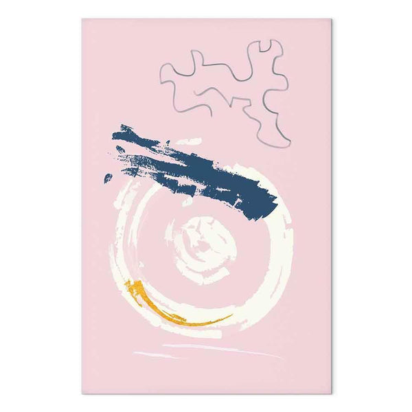 Quadro - Pink Accent (1 Part) Vertical