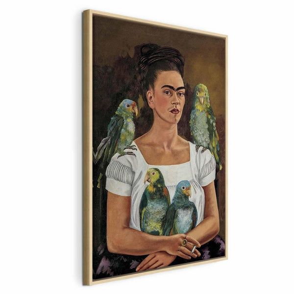 Quadro - Frida Kahlo – Me and My Parrots