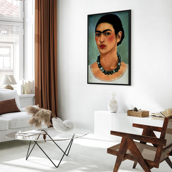 Quadro - Frida Kahlo – Self-Portrait with Beaded Necklace