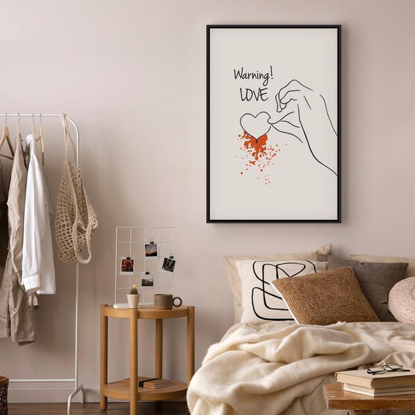 Quadro - Warning! Love (1 Part) Vertical