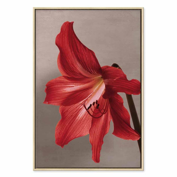 Quadro - Red Flower (1 Part) Vertical
