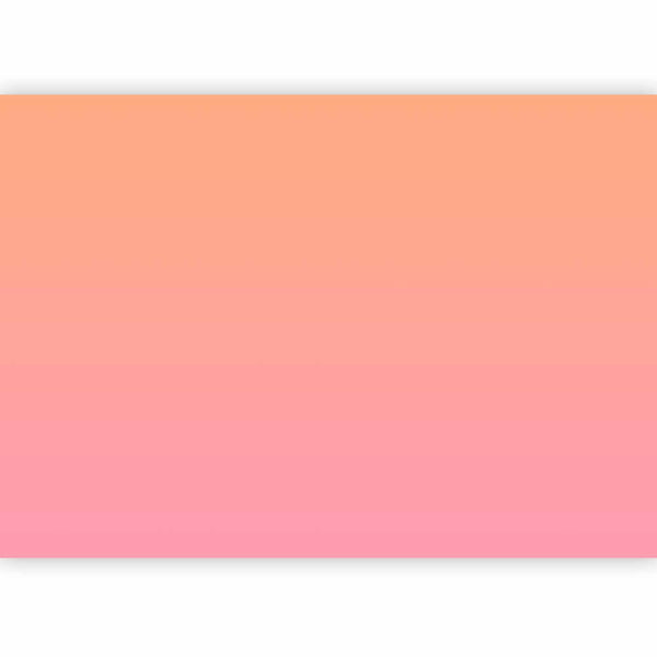 Carta da parati - Warm Sunset - Gradient Background from Orange to Pink