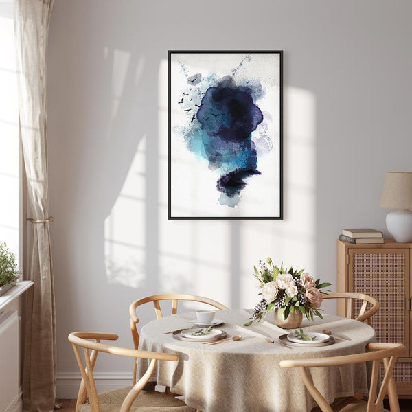 Quadro - Blue Memory (1 Part) Vertical