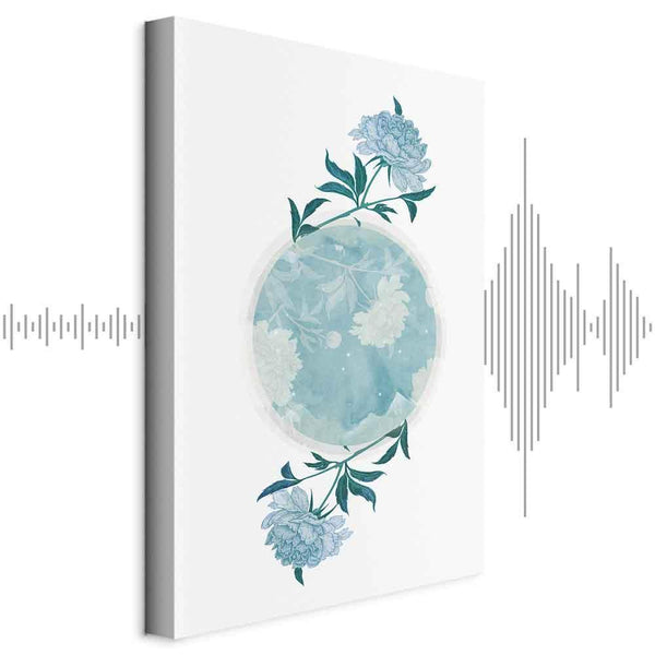 Quadro - Floral Planet (1 Part) Vertical