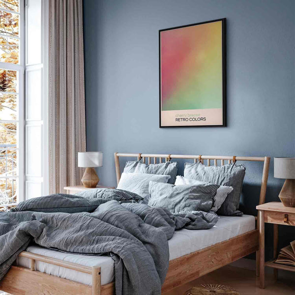 Quadro - Cherry Breeze - Pastel Gradient in Delicate Retro Colors