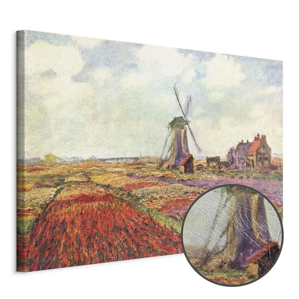 Quadro - Claude Monet – Tulip Fields with Windmill
