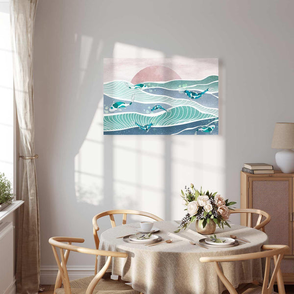 Quadro - Fish on the waves