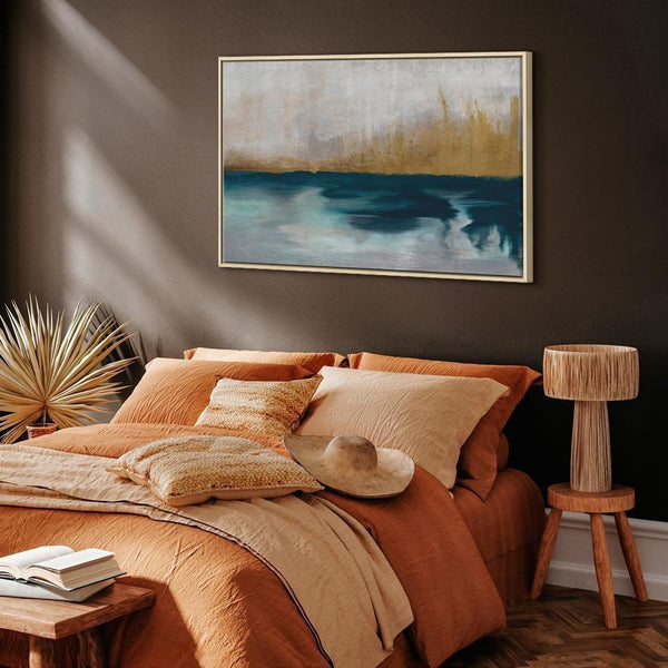 Quadro - Golden Grasses (1 Part) Wide