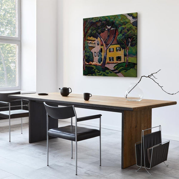 Quadro - August Macke – Staudacherhaus in Tegernsee