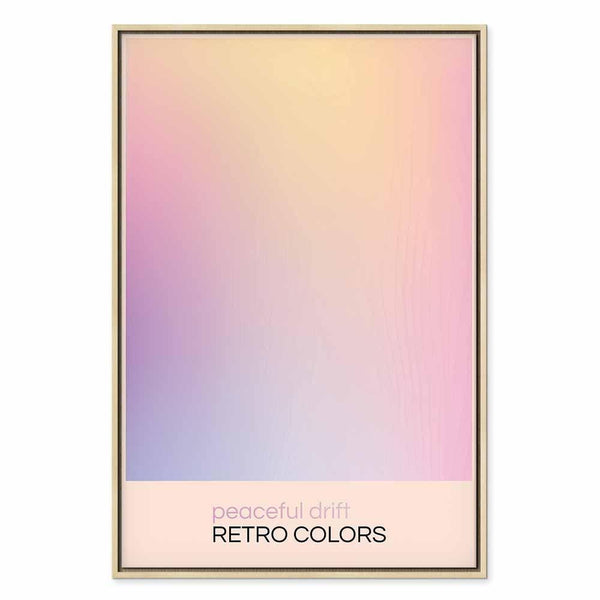 Quadro - Peaceful Drift - Delicate Pastel Shades Creating a Harmonious Whole