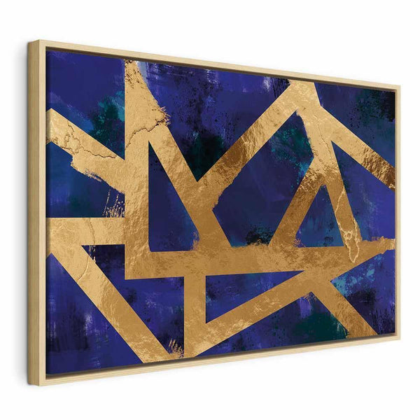 Quadro - Golden Geometry (1 Part) Wide
