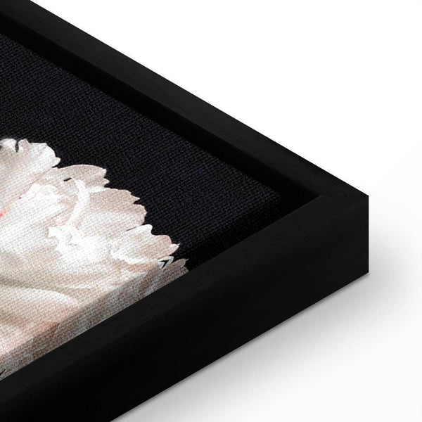 Quadro - Peony Charm (1-part) - Colorful Bouquet on Black Background