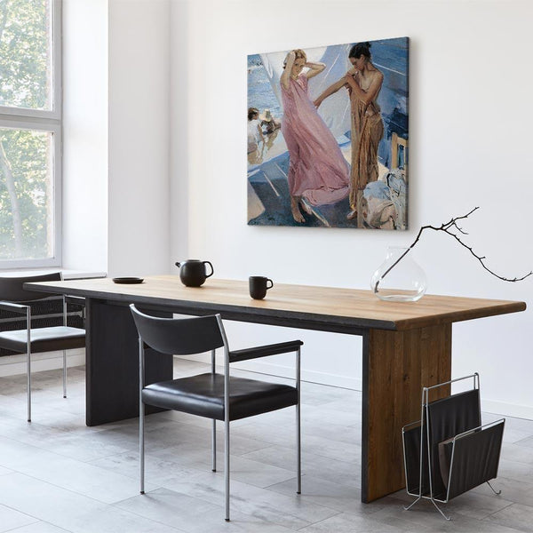 Quadro - Joaquín Sorolla y Bastida – After Bathing, Valencia